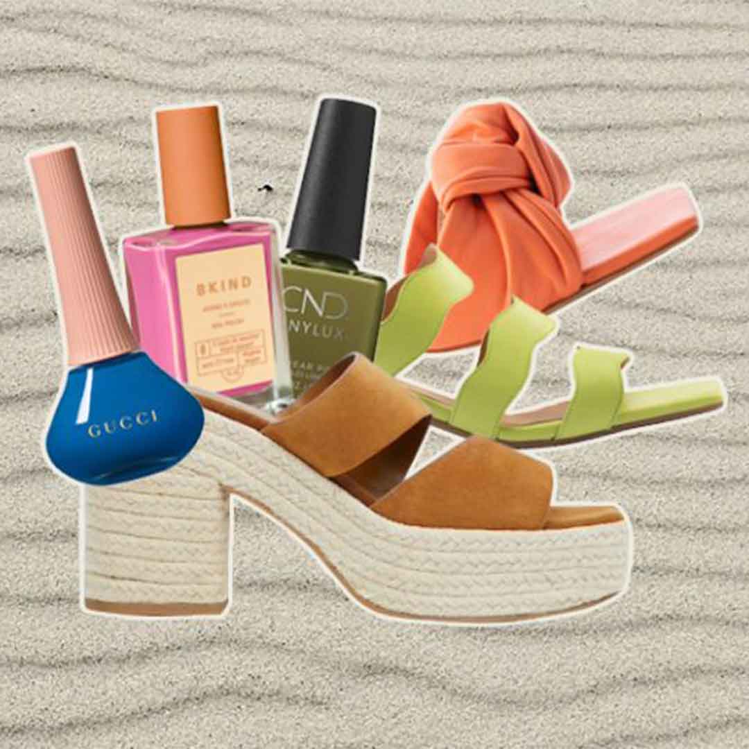 Nail Colors and Designs for Sandal Season