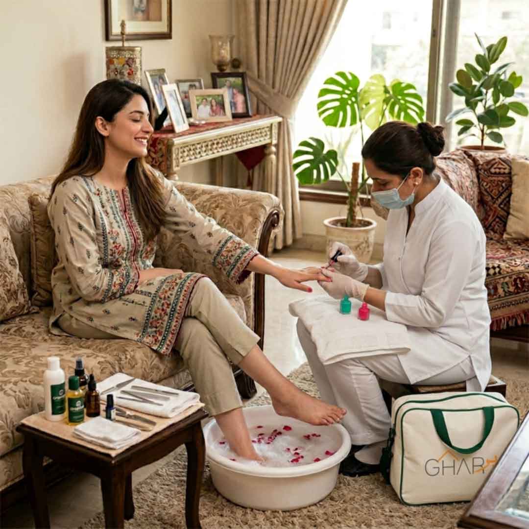 manicure pedicure lahore